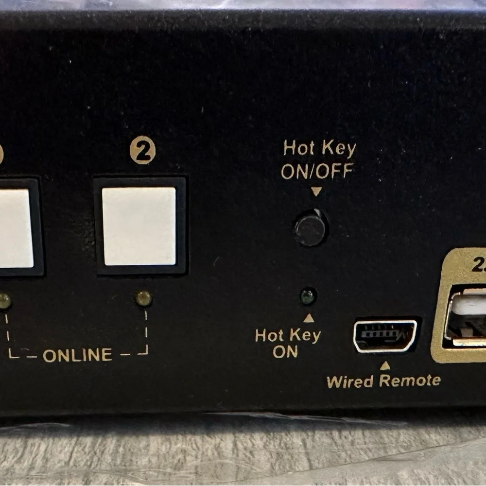 HDMI KVM Swith 2 Port Dual Monitor Extend Display
